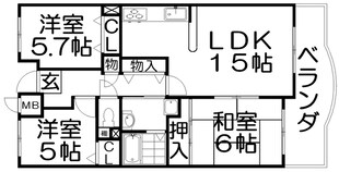 ARGコートの物件間取画像